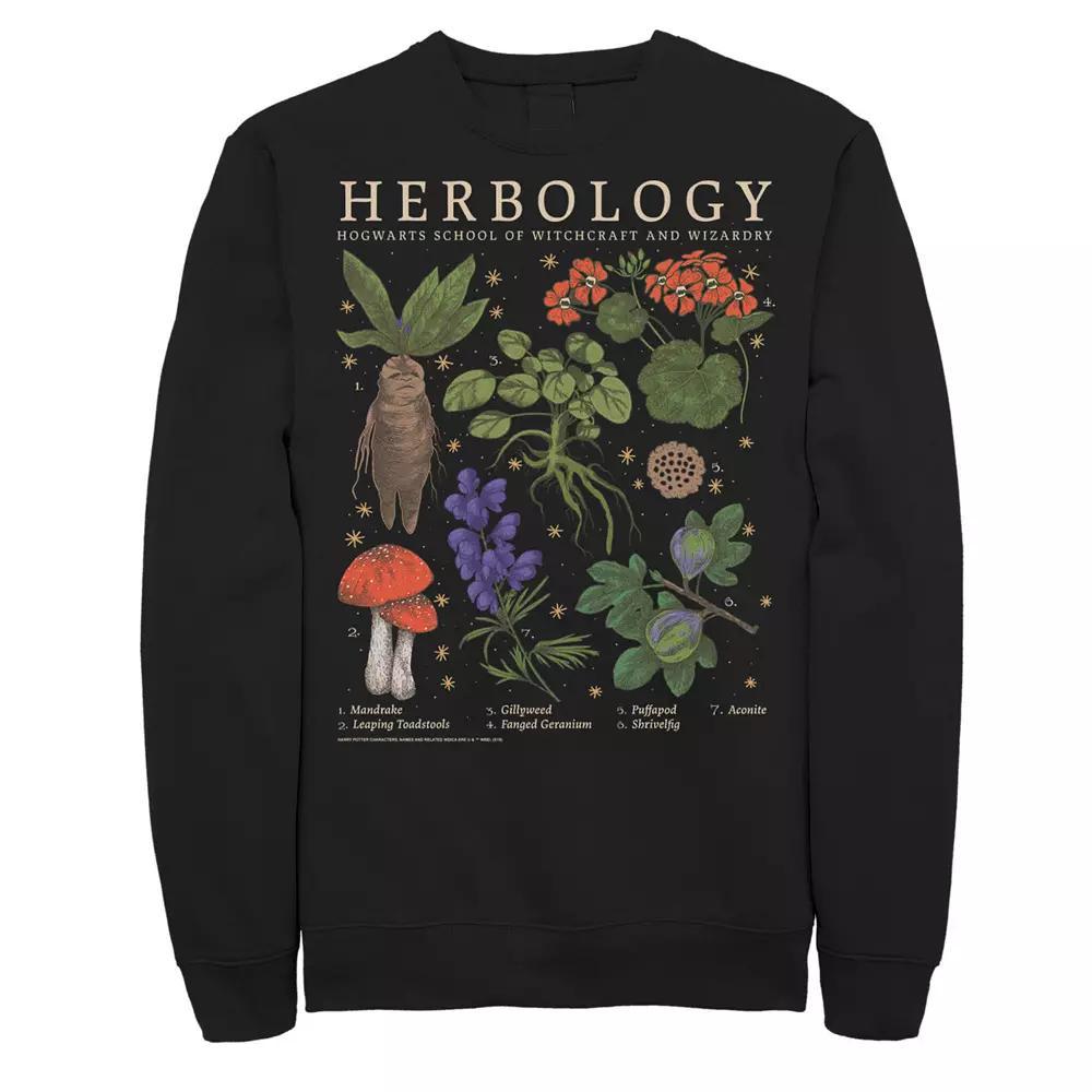 Men's Harry Potter Herbology Herb Refernce Grid Tee, Size: Large, Blue Product Image