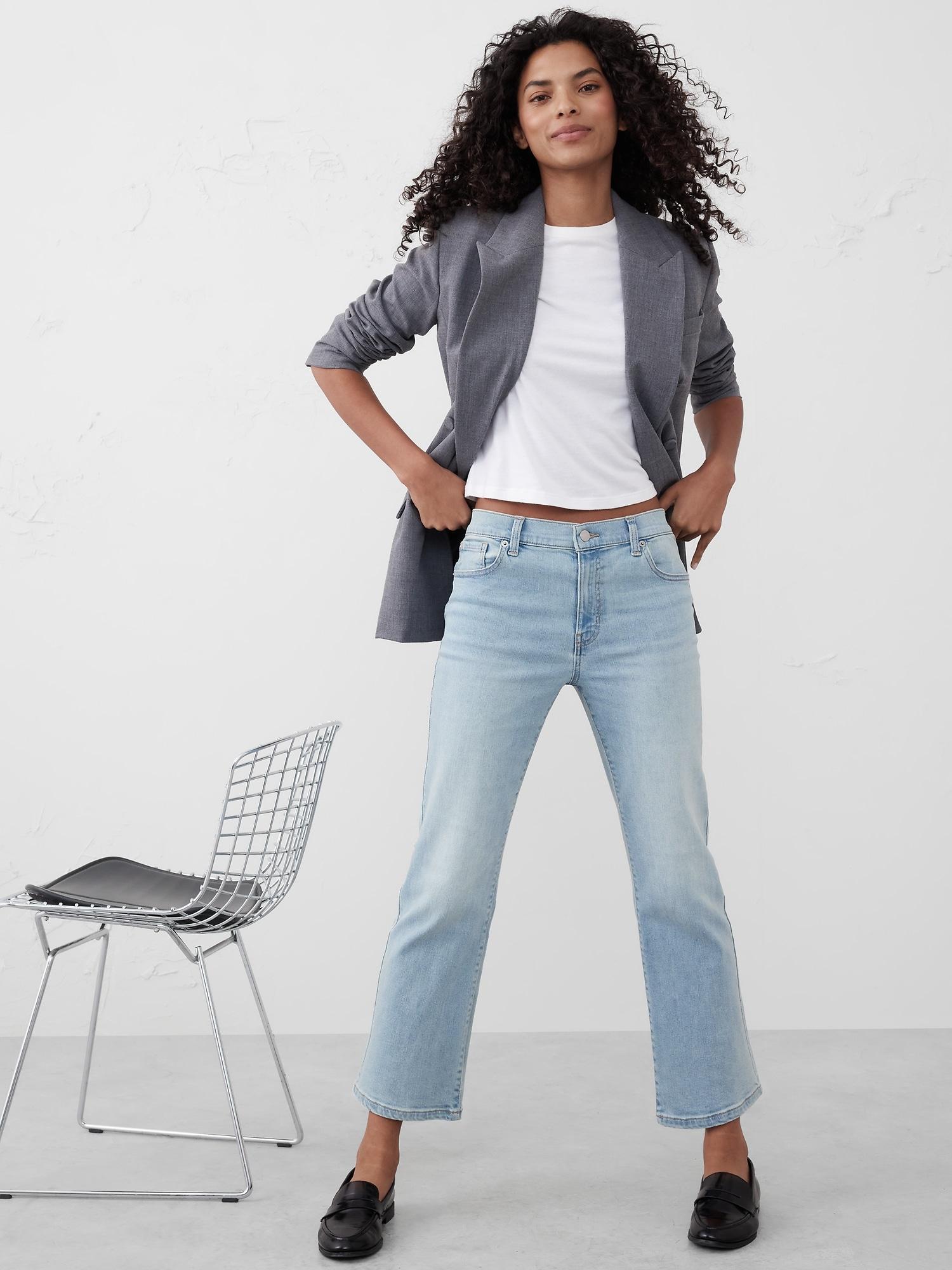 High-Rise Bootcut Cropped Jean Product Image