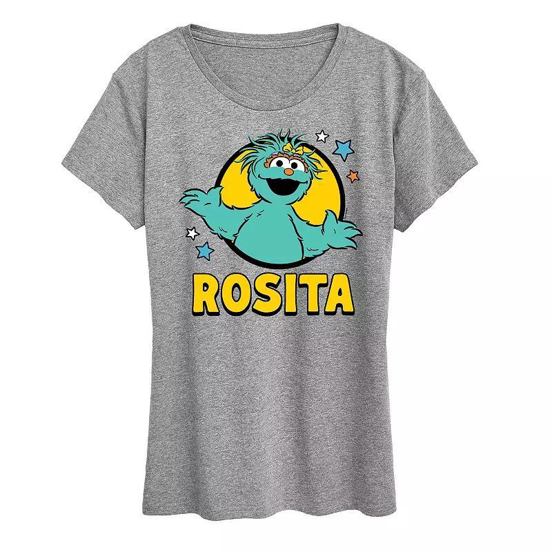 Disney Villains Cruella, Ursula, Maleficent & Evil Queen Womens Love In The Air Graphic Tee Grey Gray Product Image