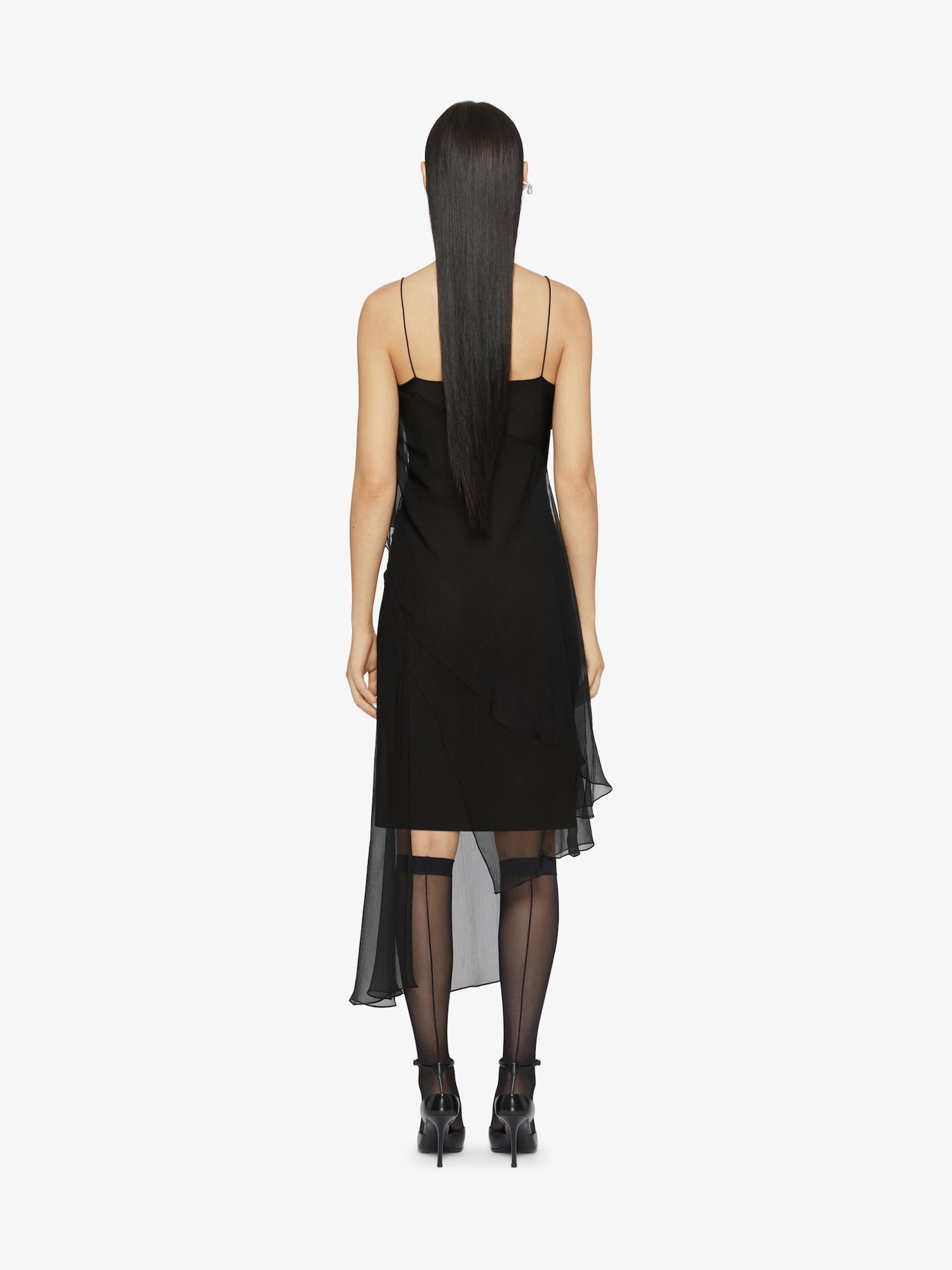 Straps dress in chiffon Product Image
