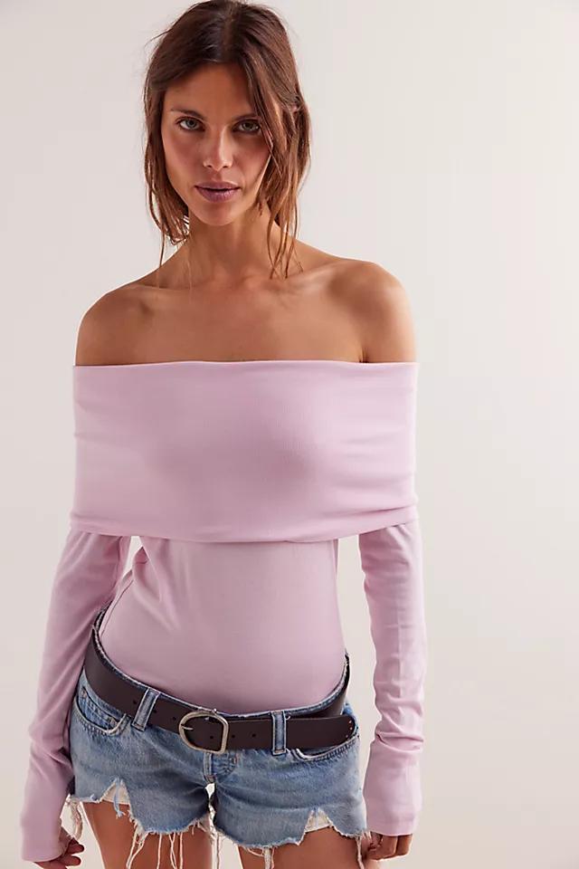 We The Free Hibiscus Foldover Long-Sleeve Top Product Image