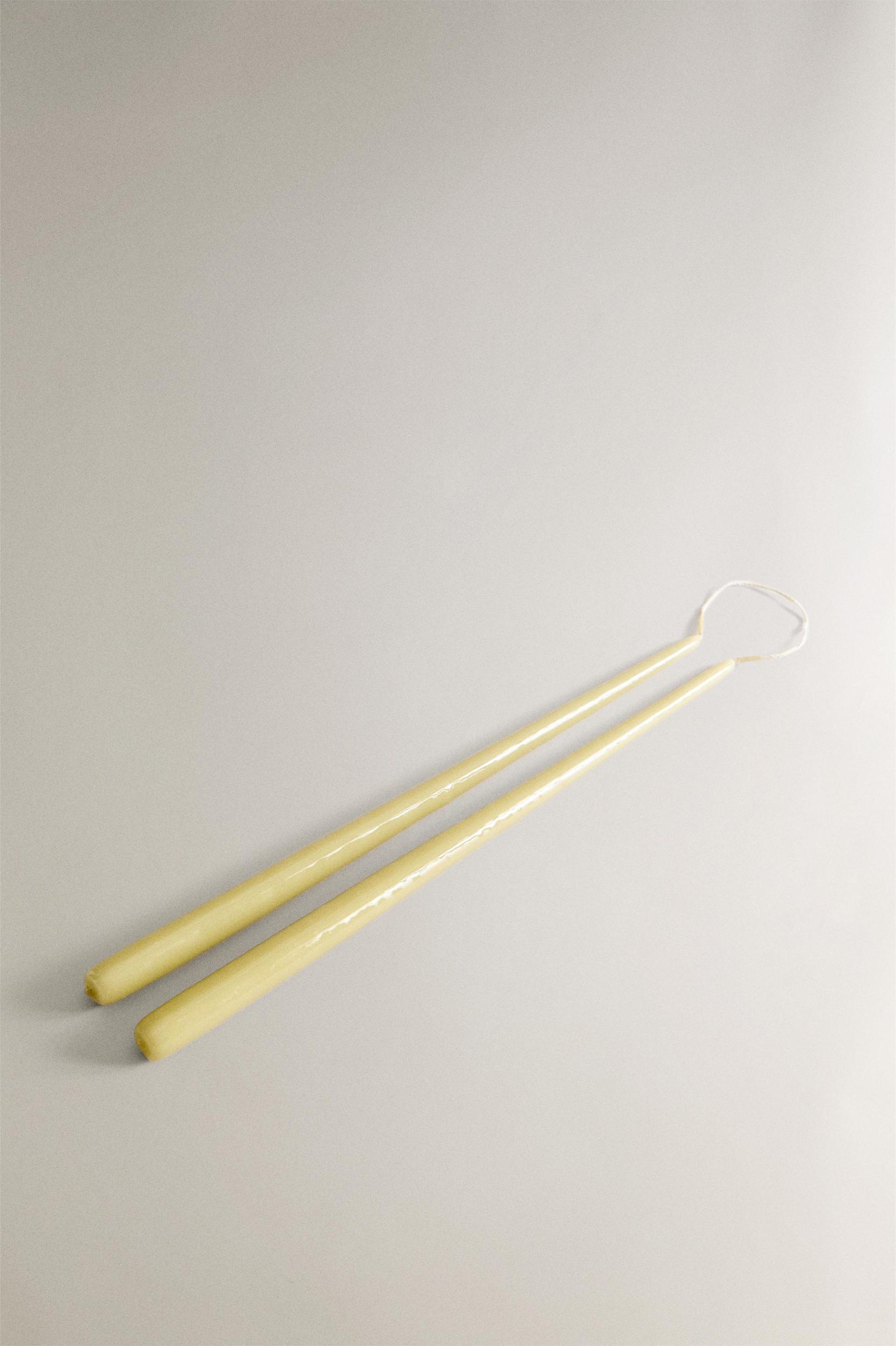 SET OF THIN COLORED CANDLES Product Image