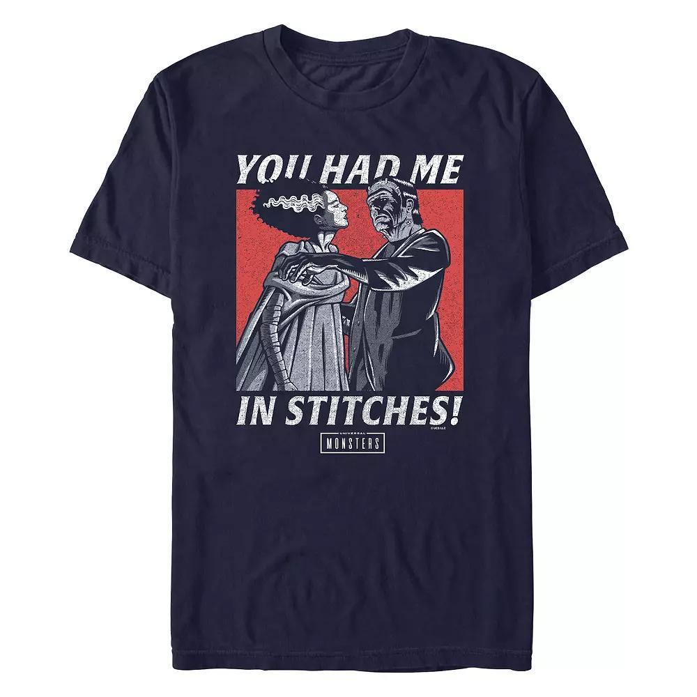Men's Universal Monsters You Had Me In Stitches Graphic Tee, Size: Medium, Blue Product Image
