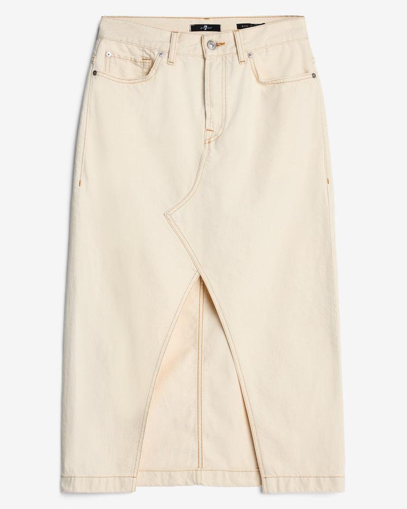 Denim Midi Skirt Product Image