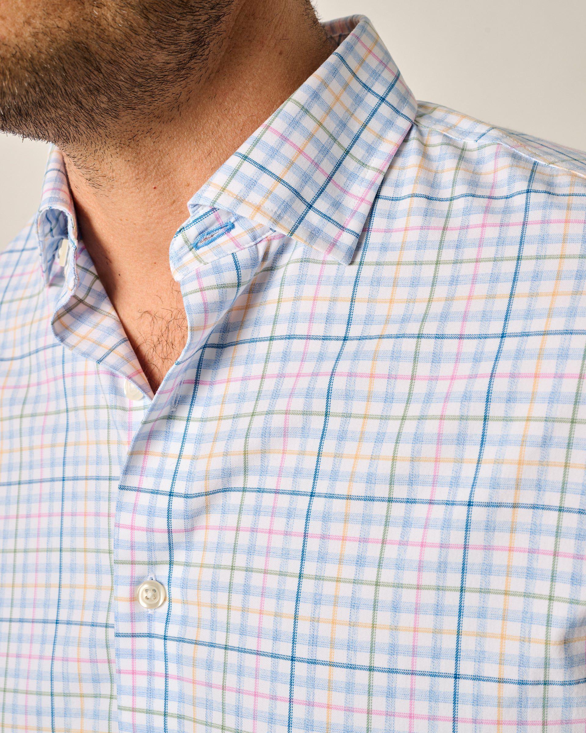 Performance Button Up Shirt - Singleton Male Product Image