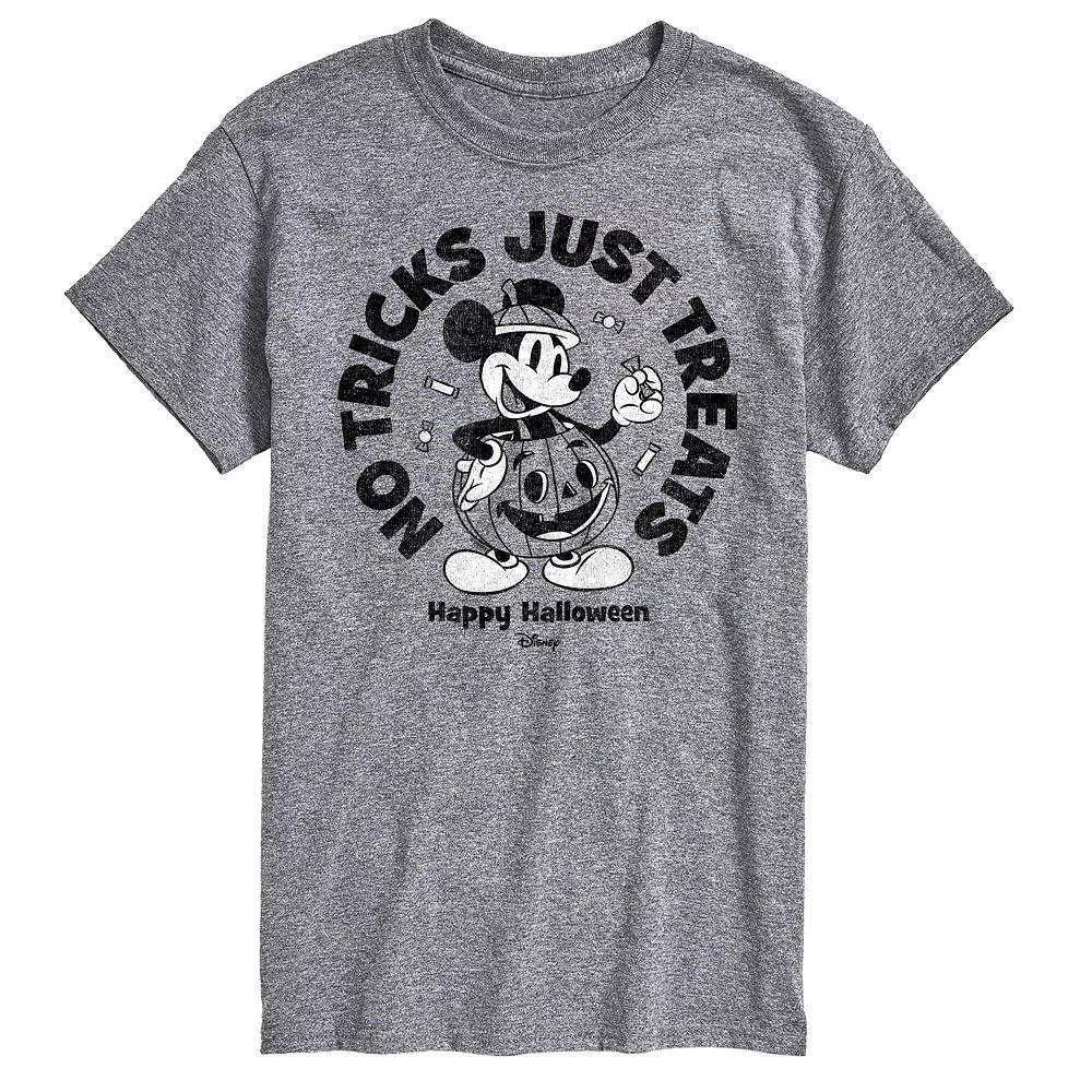 Disney's Mickey Mouse Men's No Tricks Just Treats Graphic Tee, Size: XL, Gray Product Image