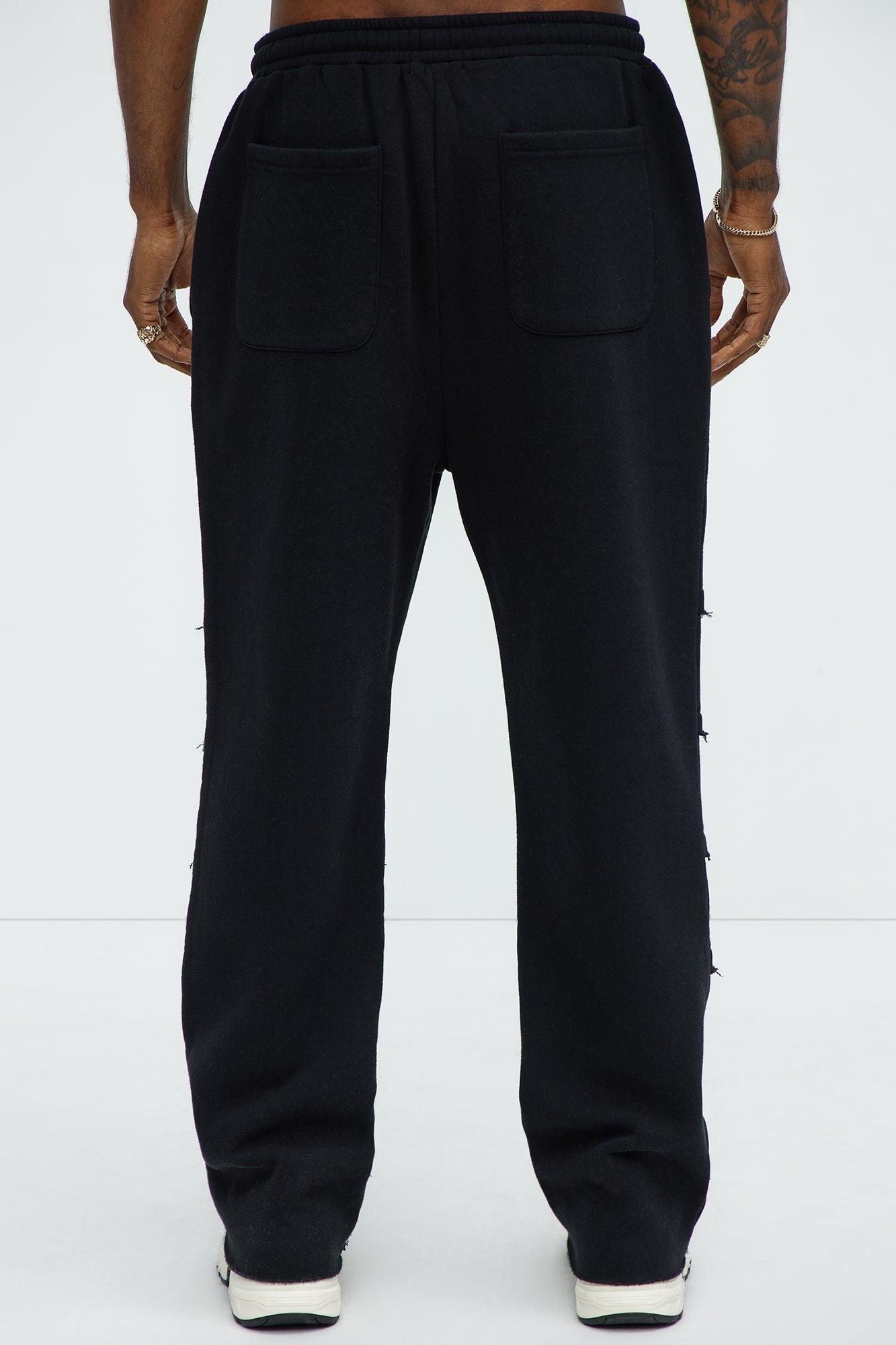 Tyson Off Your Rocker Straight Sweatpants - Black Product Image