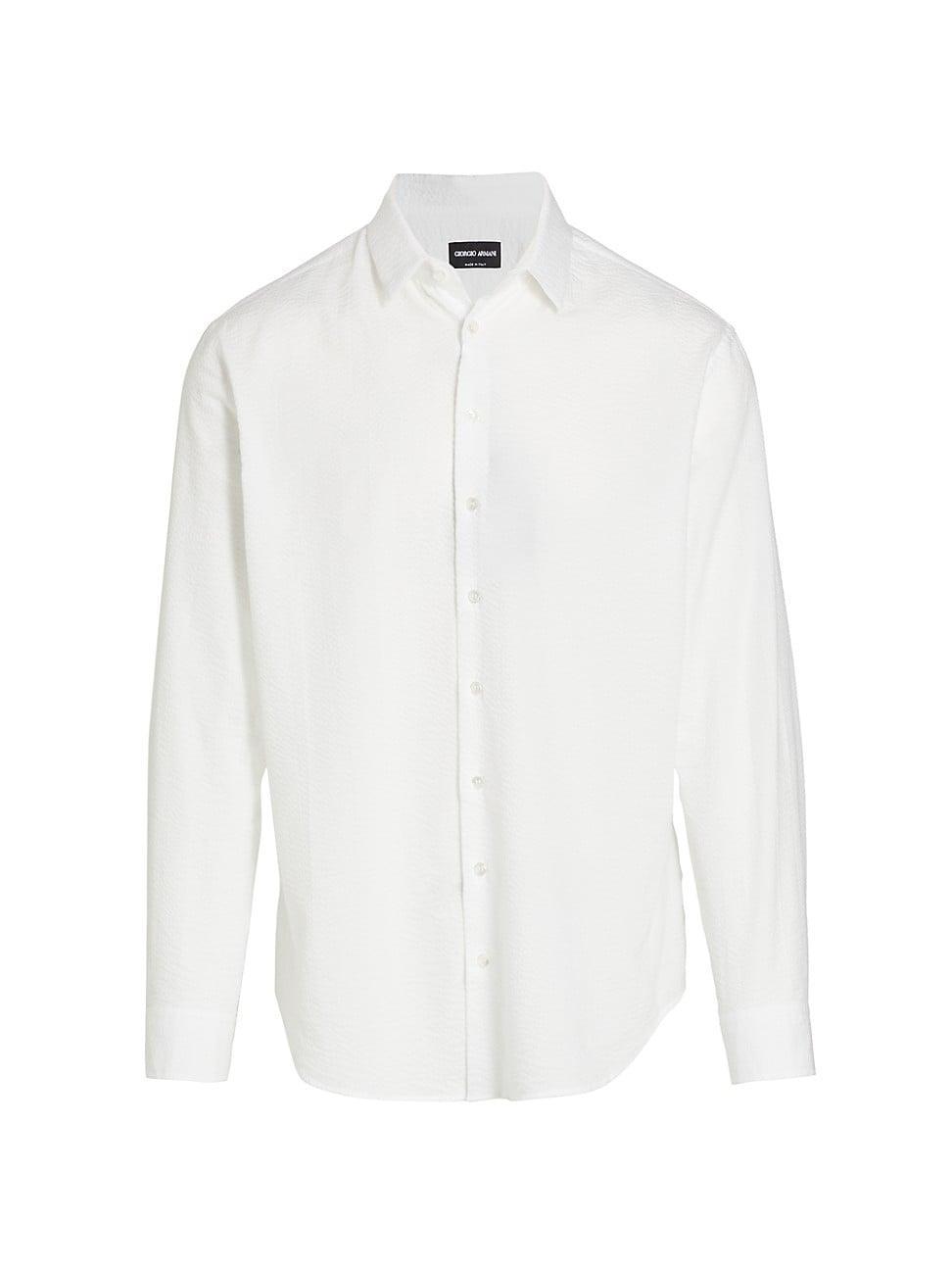 Mens Seersucker Sport Shirt Product Image