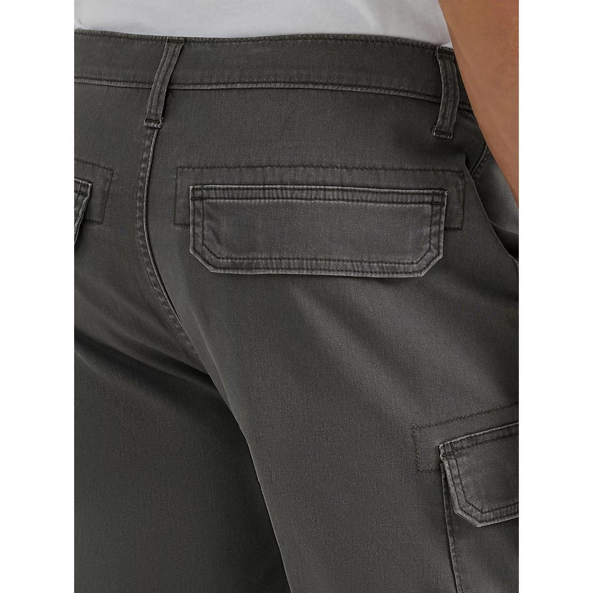 Wrangler® Men's Five Star Premium Stacked Cargo Short in Pewter Product Image