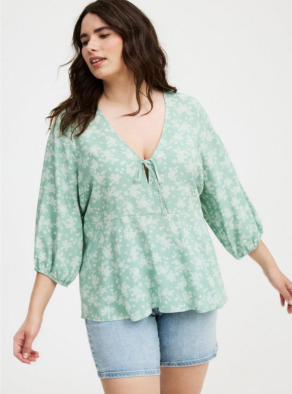 Hi-Lo Tie-Front Top Product Image