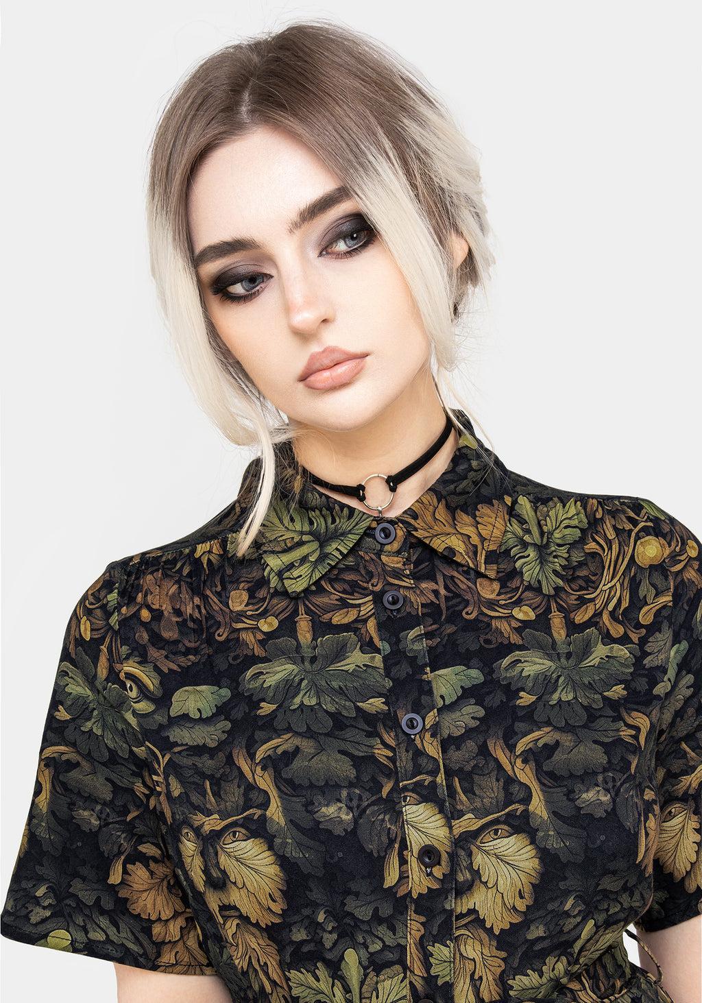 Rebirth Midi Shirt Dress Product Image