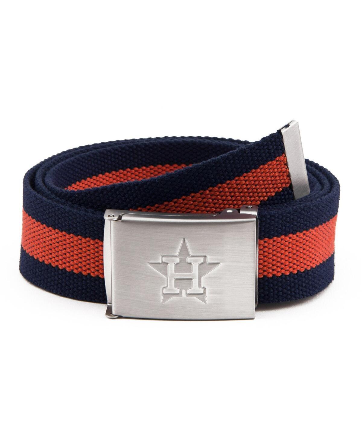Men's Houston Astros Fabric Belt, Team Product Image