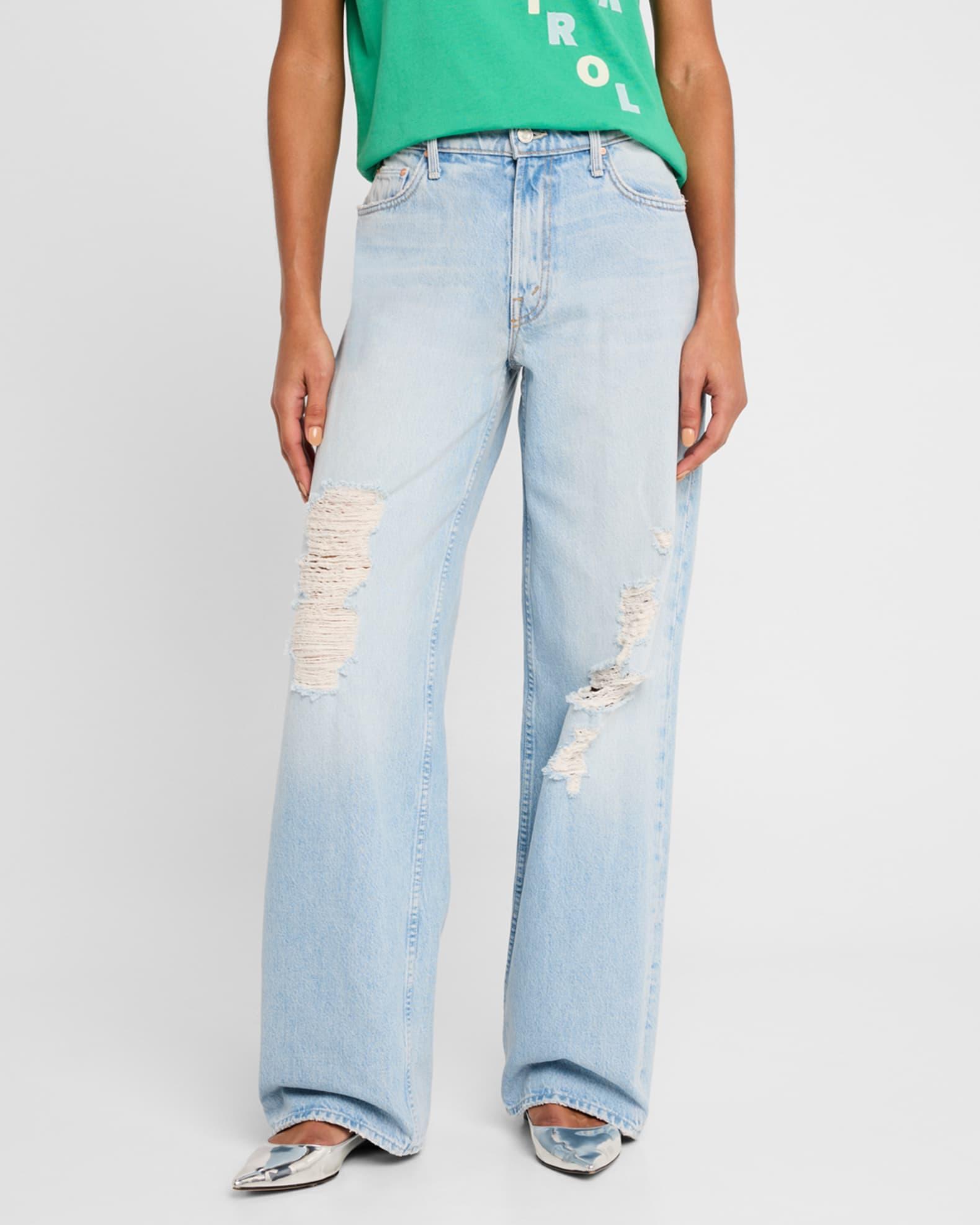 The Spinner Zip Sneak Jeans Product Image