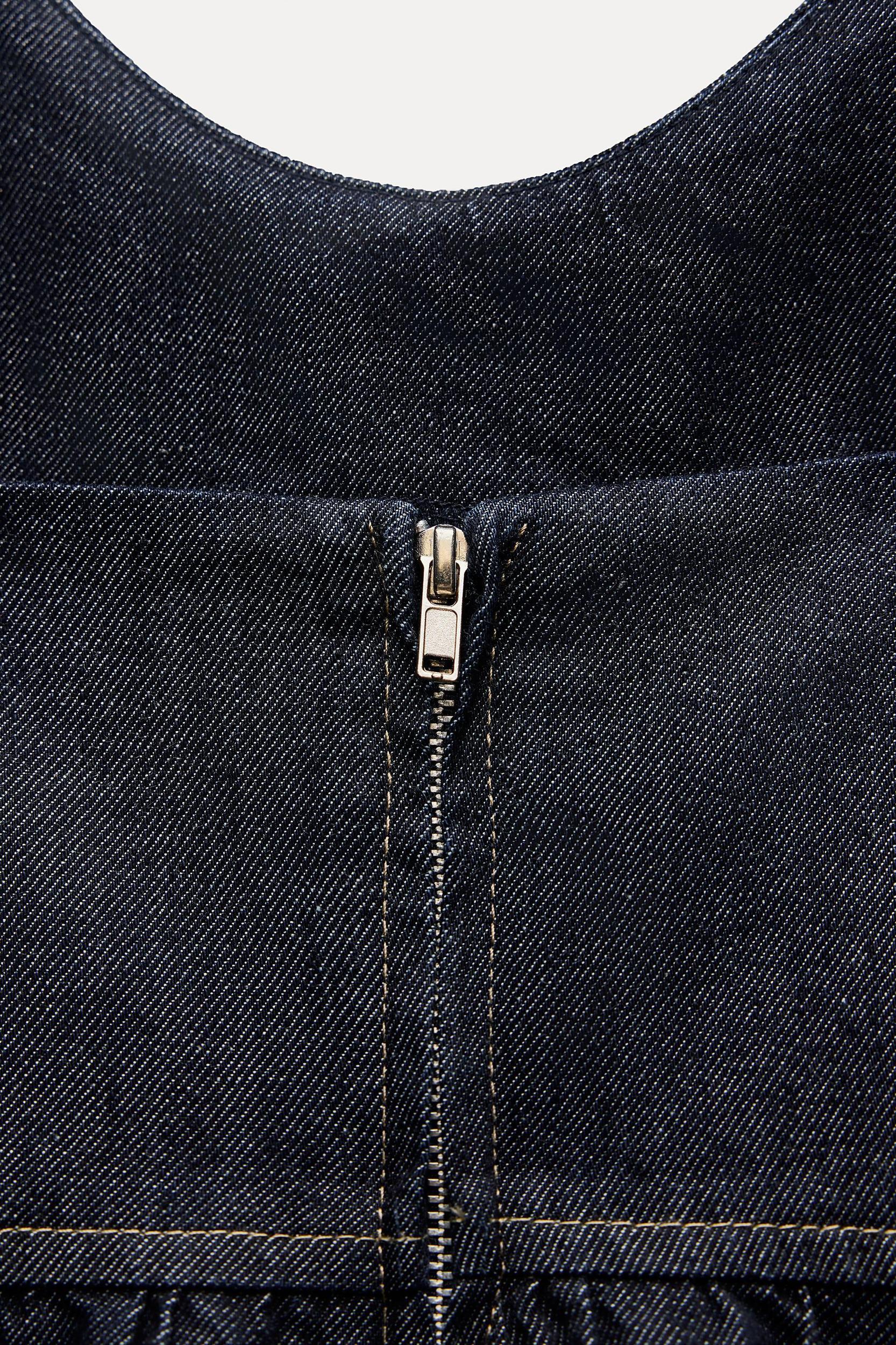 TRF DENIM SWING DRESS Product Image