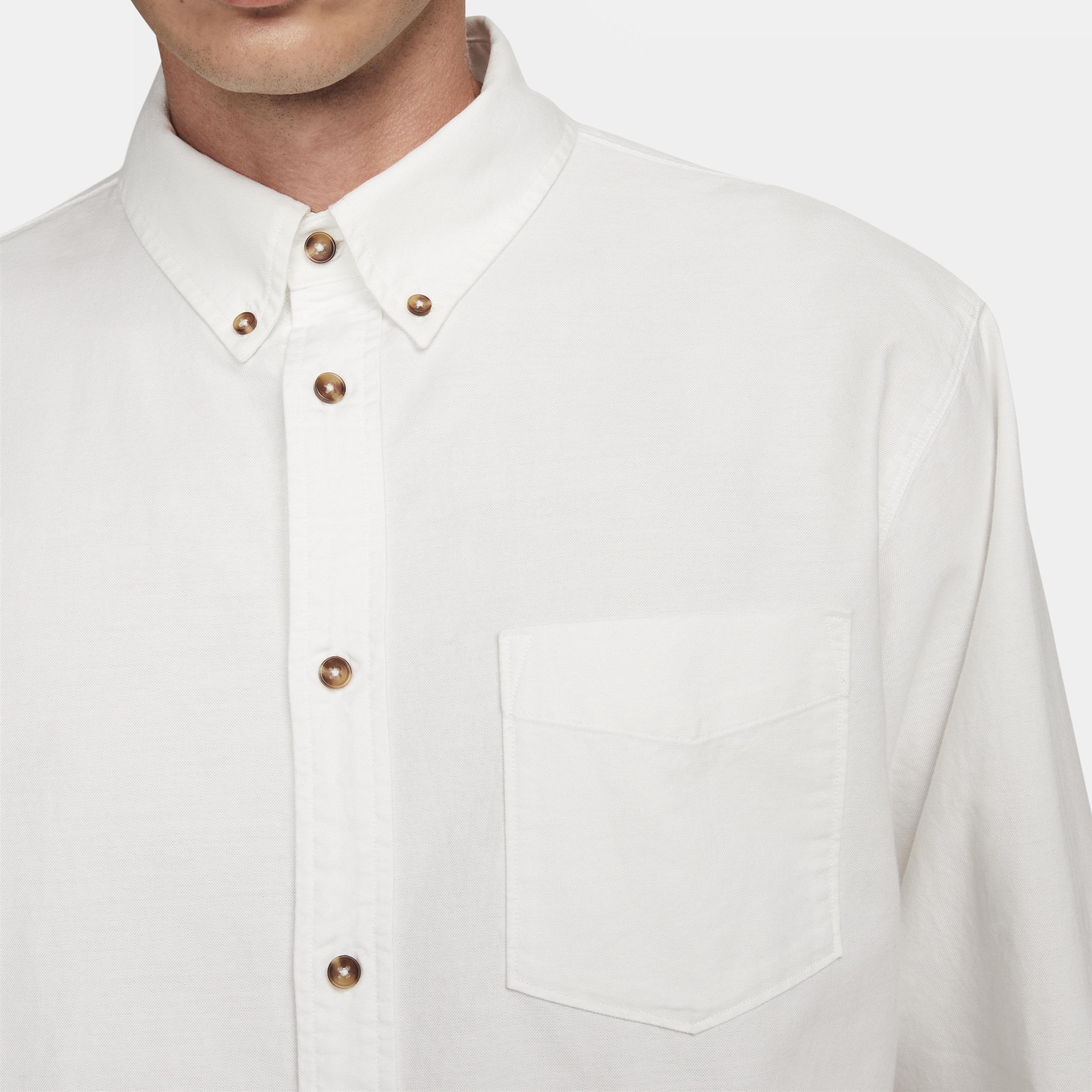 Nike Mens Life Long-Sleeve Oxford Button-Down Shirt Product Image