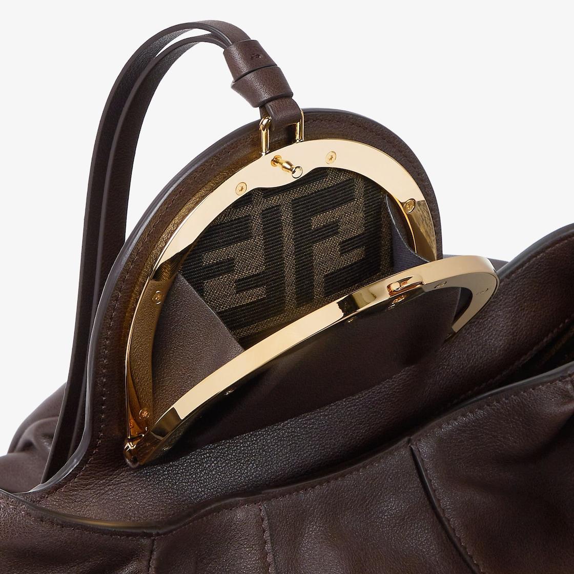 Fendi SpyDark brown leather bag Product Image