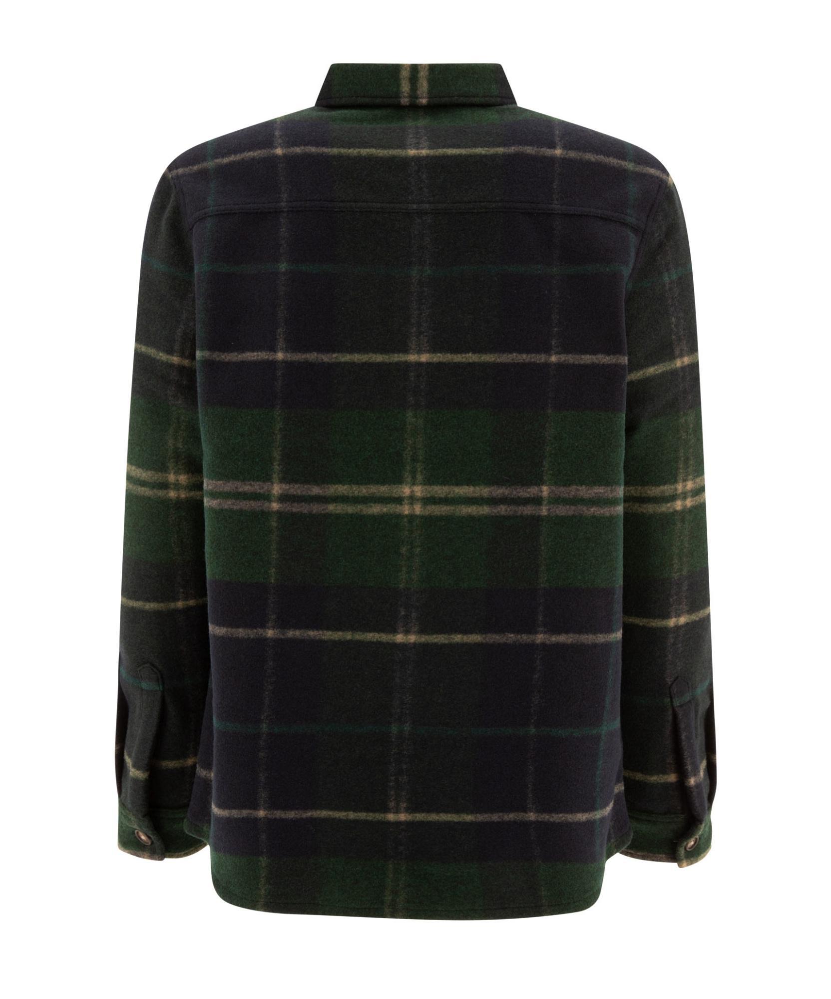 BARBOUR Checked Long In Green Product Image