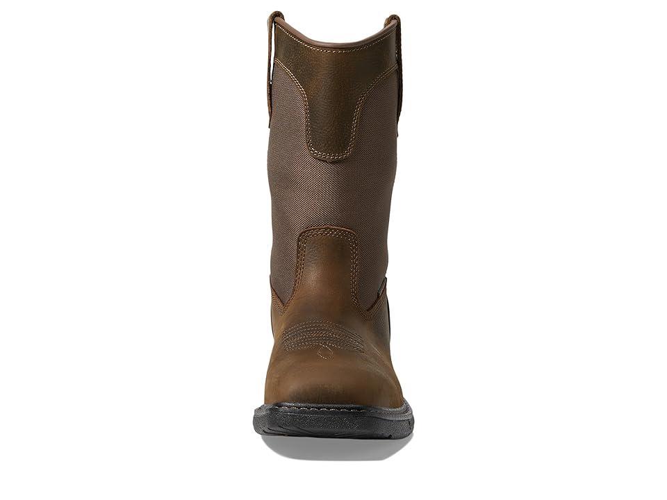 Carhartt Montana Water Resistant 11 Square Toe Wellington Oil Leather/Brown High Abrasion Fabric) Men's Boots Product Image