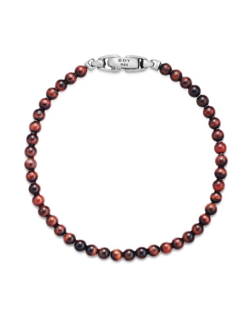 sterling silver Spiritual Beads bracelet (4mm) Product Image