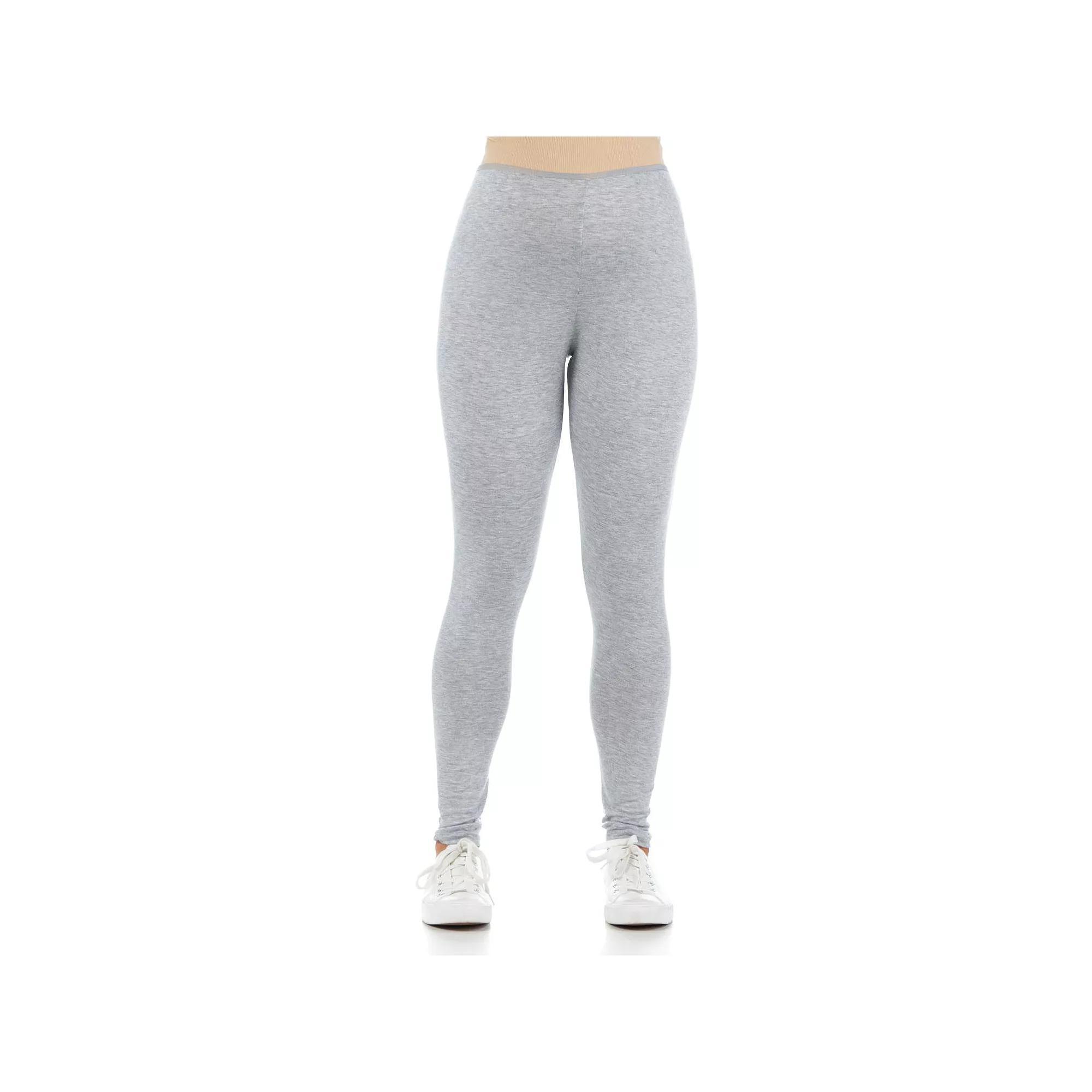Maternity 24Seven Comfort Apparel Ankle Length Stretch Leggings, Women's, Size: XL-Mat, Grey Product Image