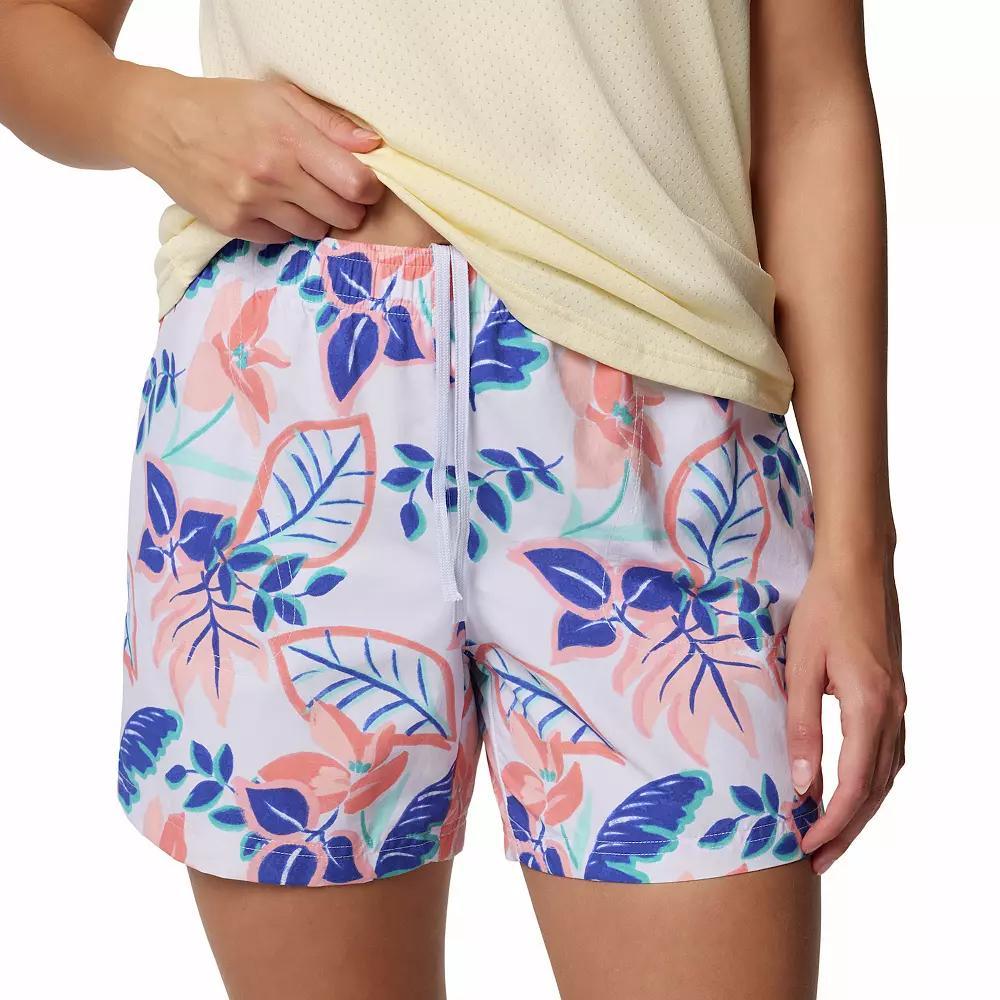 Women's Columbia Sandy River Printed Shorts III, Size: XXL, Spray Pasteled Product Image