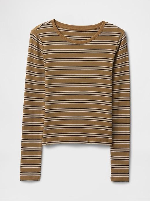 Modern Rib Cropped T-Shirt Product Image