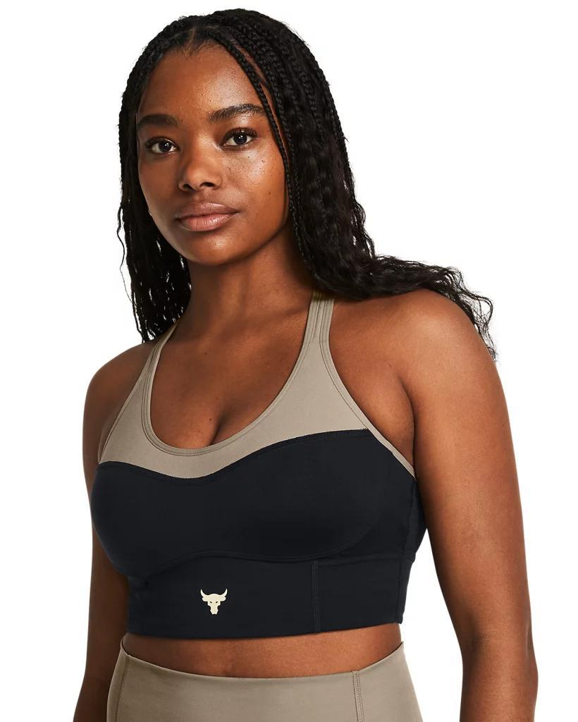 Women's Project Rock Infinity Mid Longline Lets Go Bra Product Image