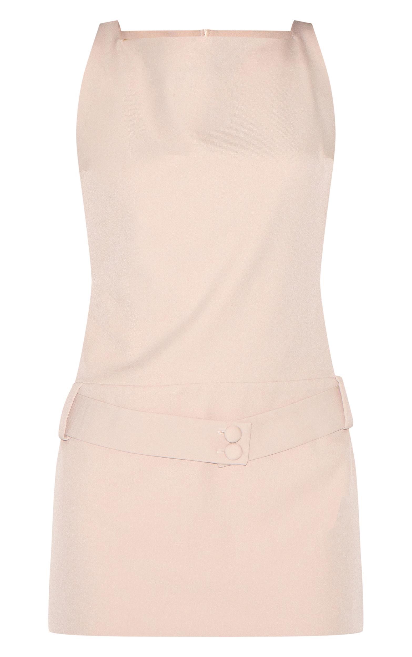 Clay Belt Detail Shift Dress Product Image
