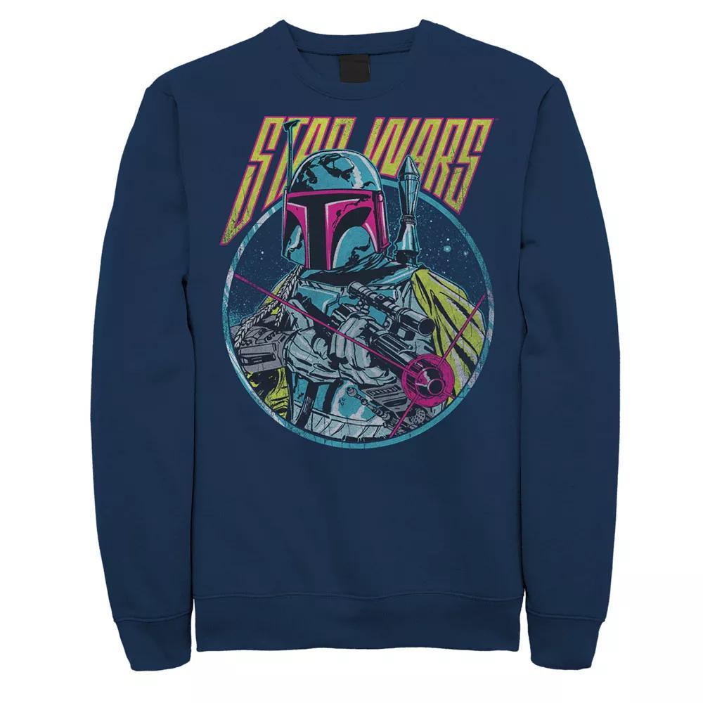 Disney's Star Wars Men's Boba Fett Blaster Badge Fleece, Size: 3XL Tall, Blue Product Image