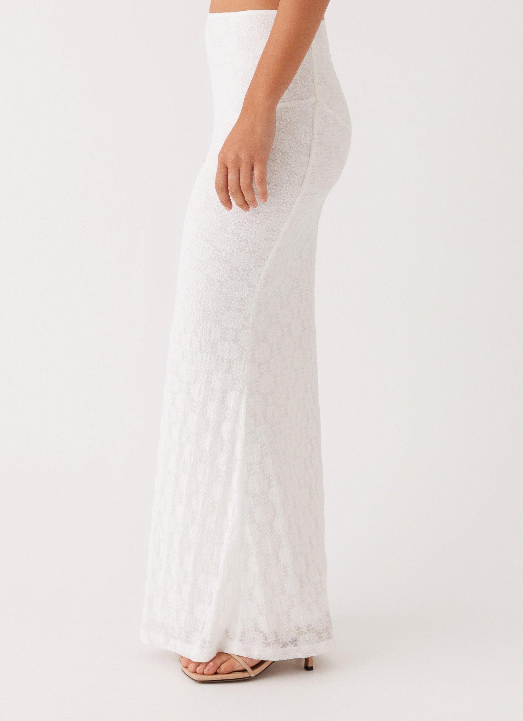 Issey Maxi Skirt - White Product Image