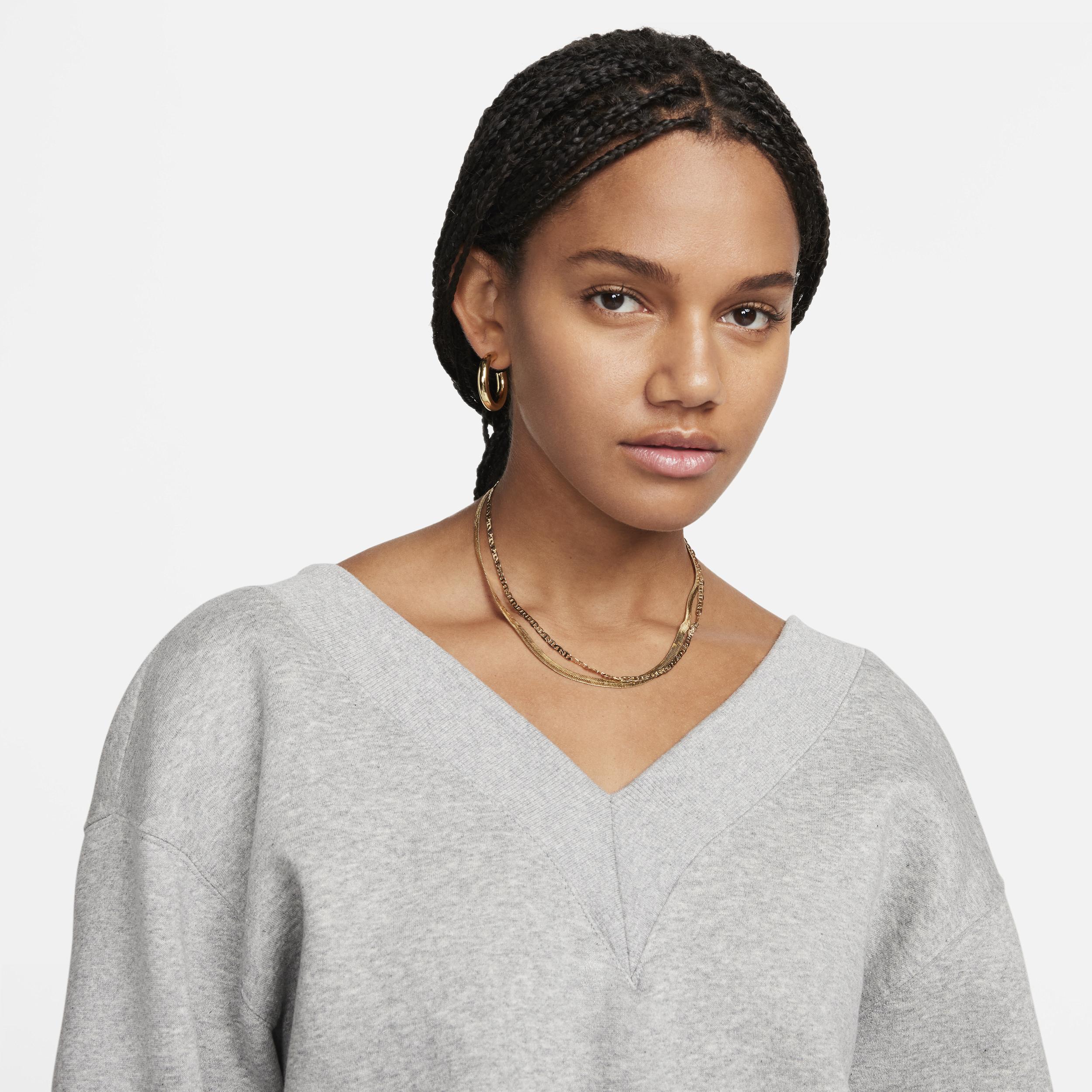 Nike Sportswear Phoenix Fleece Women's Oversized V-Neck Sweatshirt Product Image