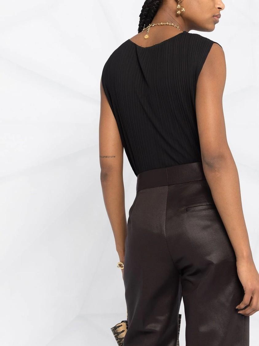 FABIANA FILIPPI High-rise Tailored Trousers In Black Product Image