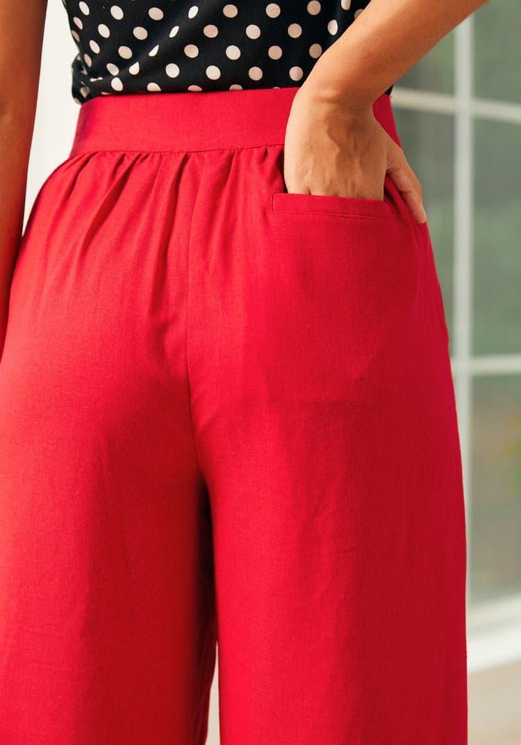 Lazy Afternoon Wide Leg Pants Product Image
