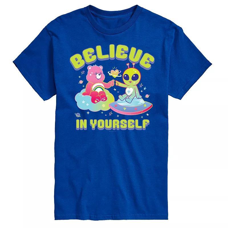 Mens Care Bears Believe In Yourself Graphic Tee Product Image