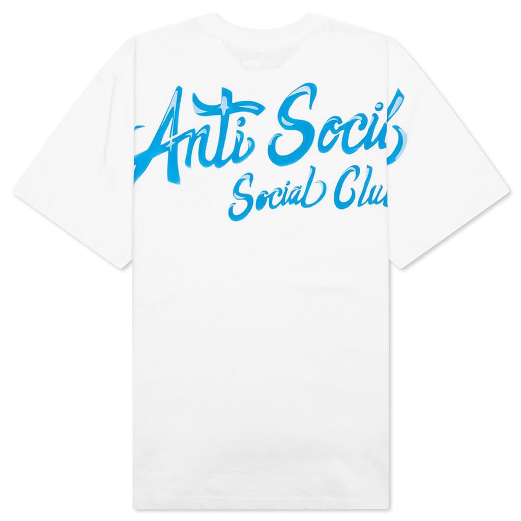 Airbrush Mind Games Tee - White Male Product Image