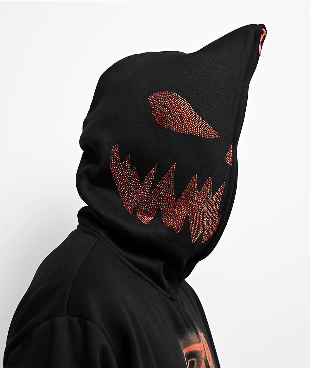 FB County Jack O Lanturn Black Zip Hoodie Product Image