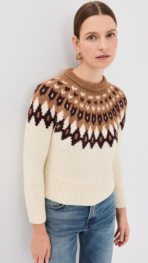 Veronica Beard Anne Fair Isle Alpaca Pullover | Shopbop Product Image