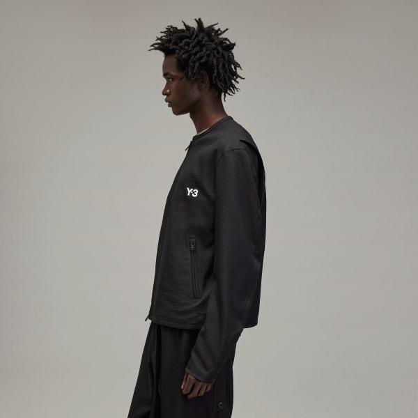adidas Y-3 Mesh 3-Stripes Track Top Dark Blue XS Mens Product Image
