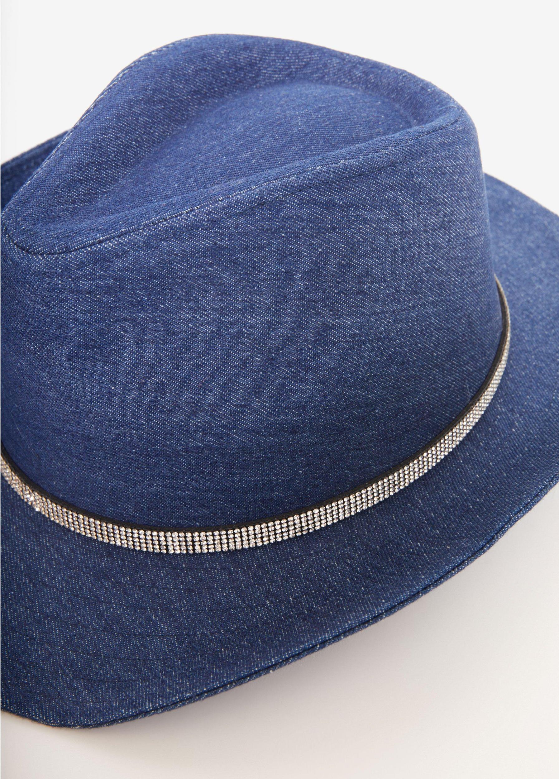 Crystal Denim Panama Hat Product Image