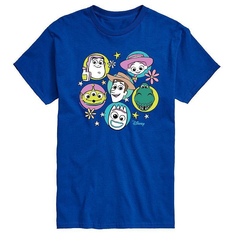 Disney / Pixar's Toy Story 4 Men's Group Grid Graphic Tee, Size: Medium, Ivory Product Image