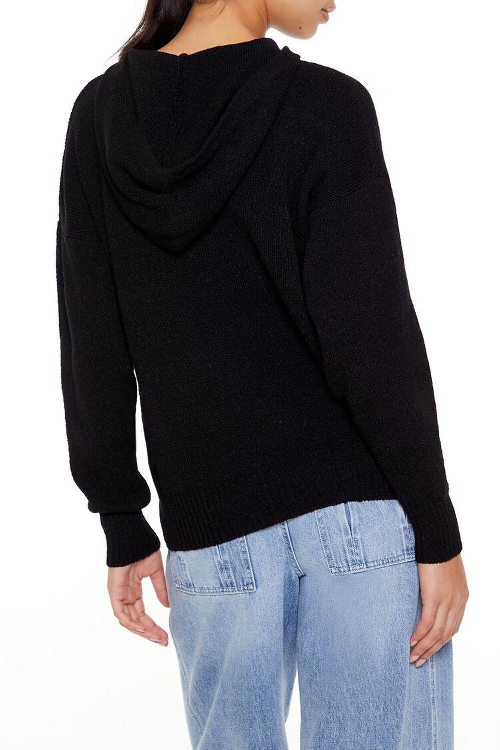 Hooded Drop-Sleeve Sweater | Forever 21 Product Image