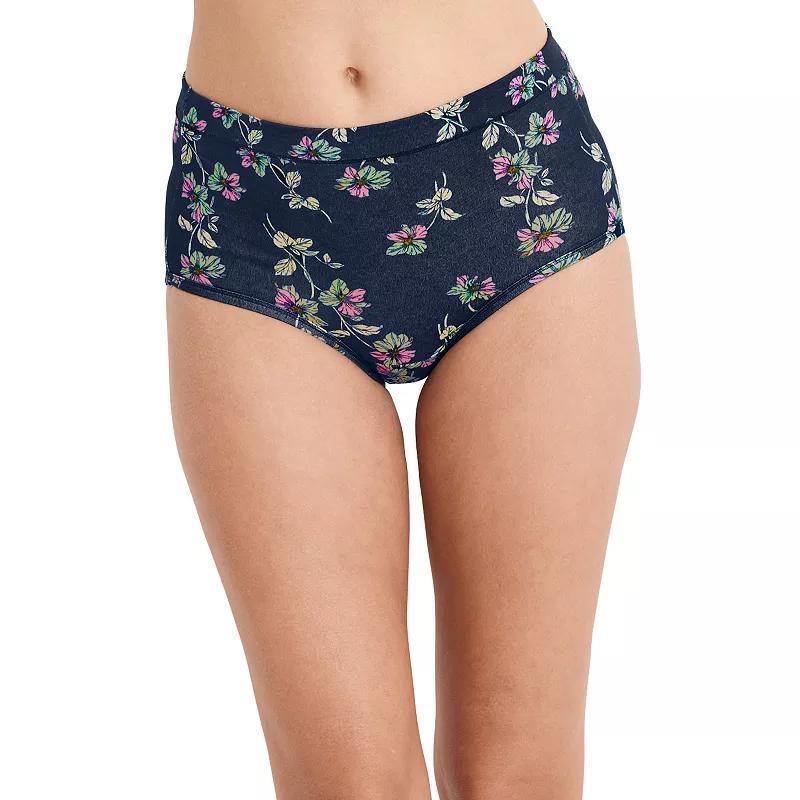 Womens Jockey Cotton Stretch Brief Panty 1556, Gray Grey Product Image