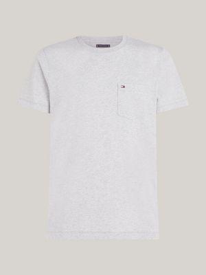 Heather Cotton Pocket T-Shirt Product Image