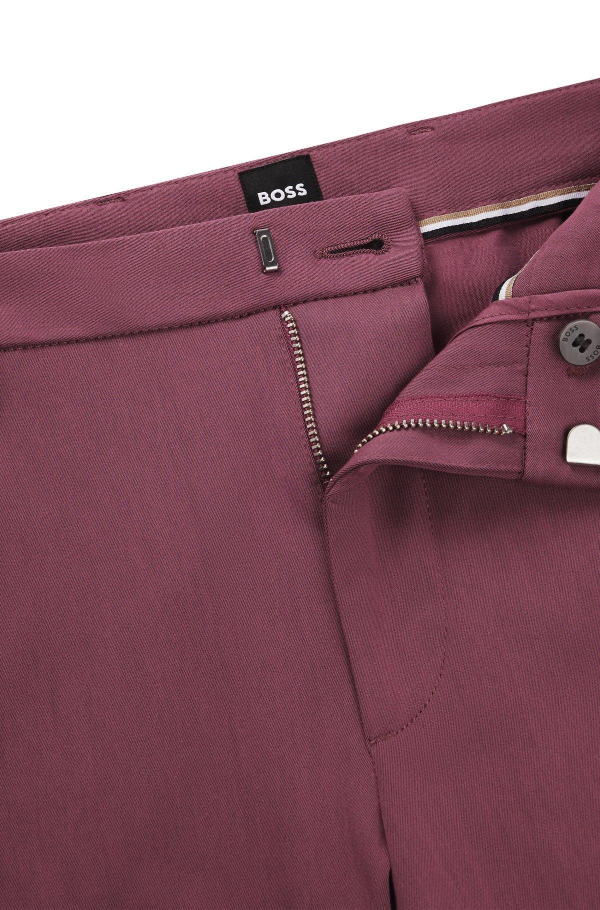 Slim-fit trousers in stretch cotton Product Image