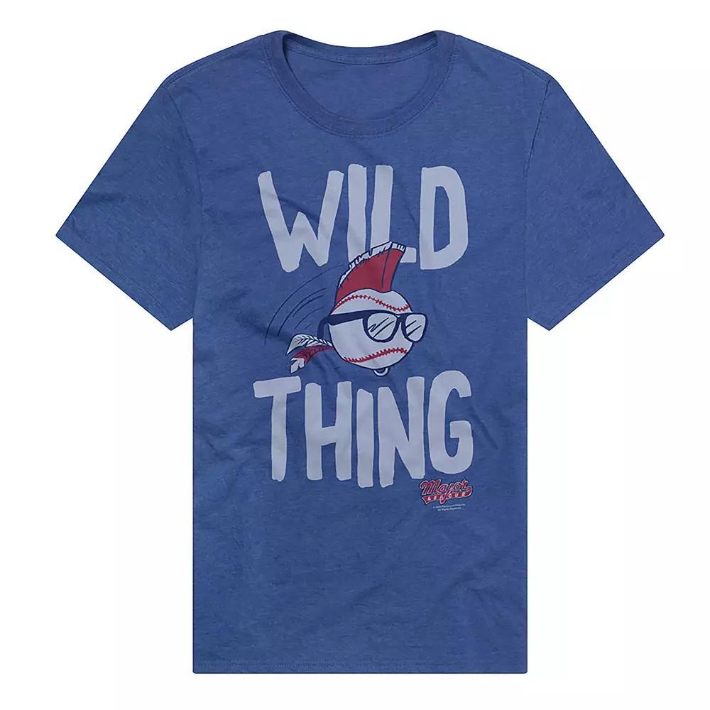 Men's Major League Wild Thing Graphic Tee, Size: Small, Royal Product Image