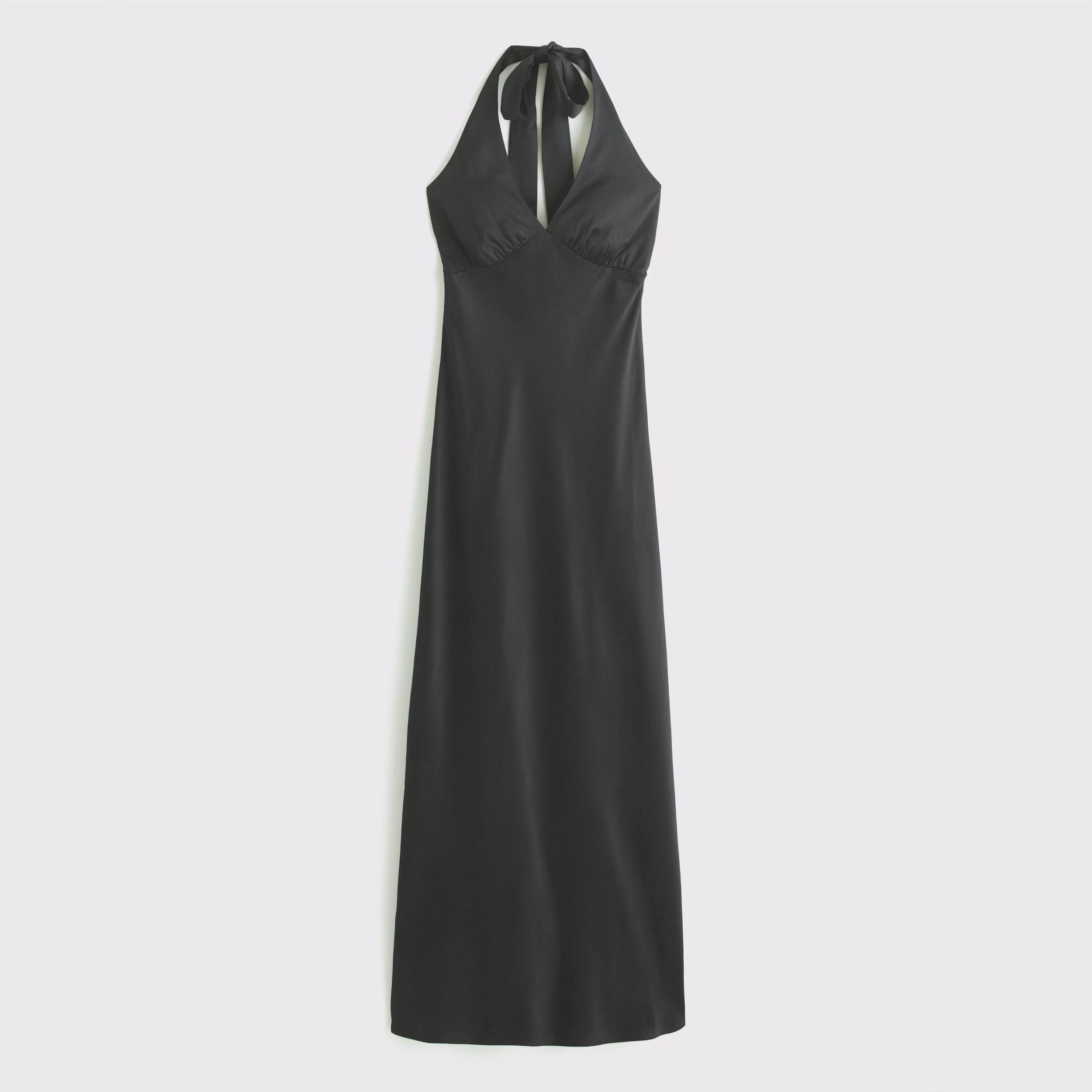 The A&F Julia Slip Halter Maxi Dress Product Image