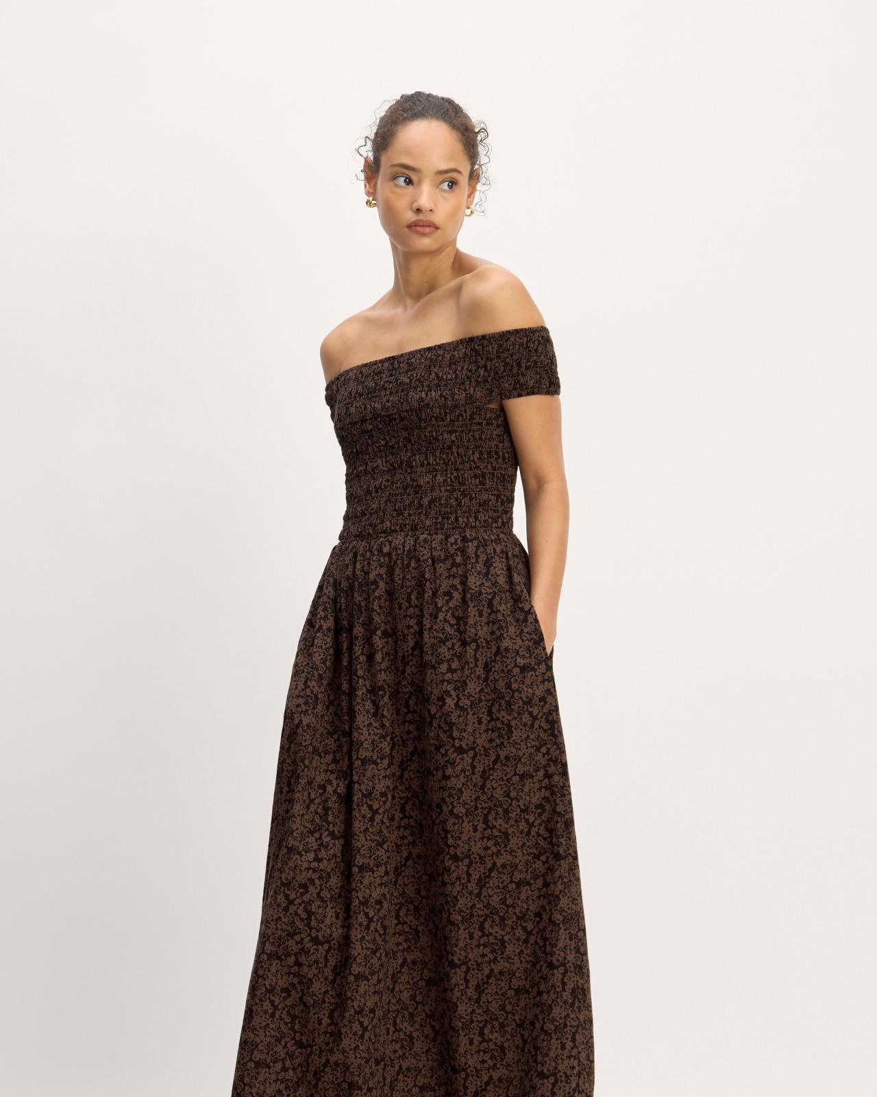 The Gauze Off-the-Shoulder Dress Product Image