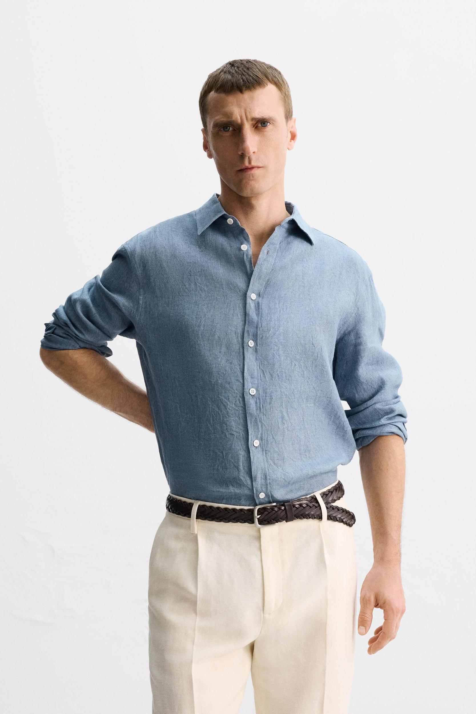 100% LINEN LIMITED EDITION SHIRT Product Image