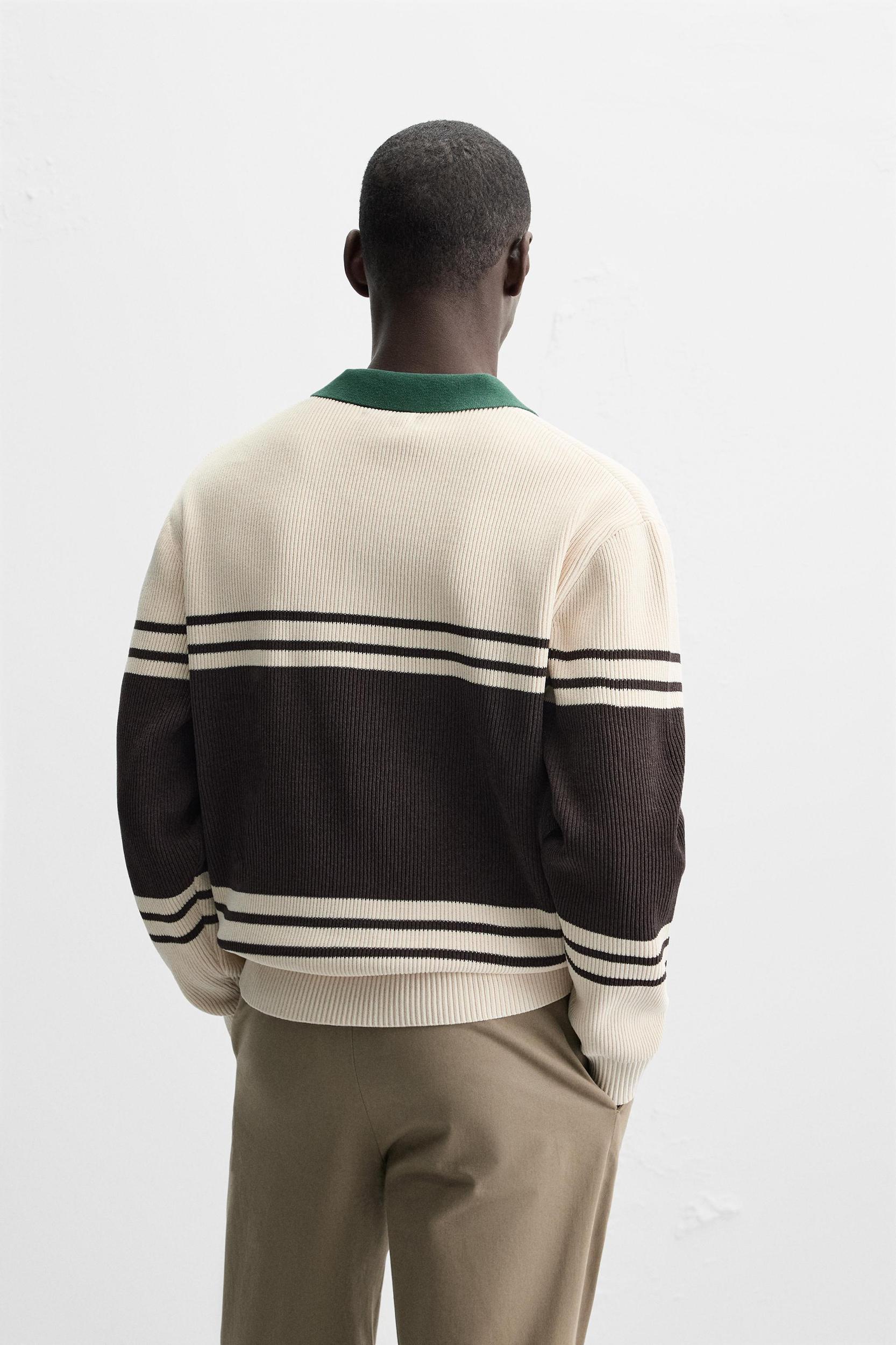 TEXTURED KNIT POLO SHIRT Product Image