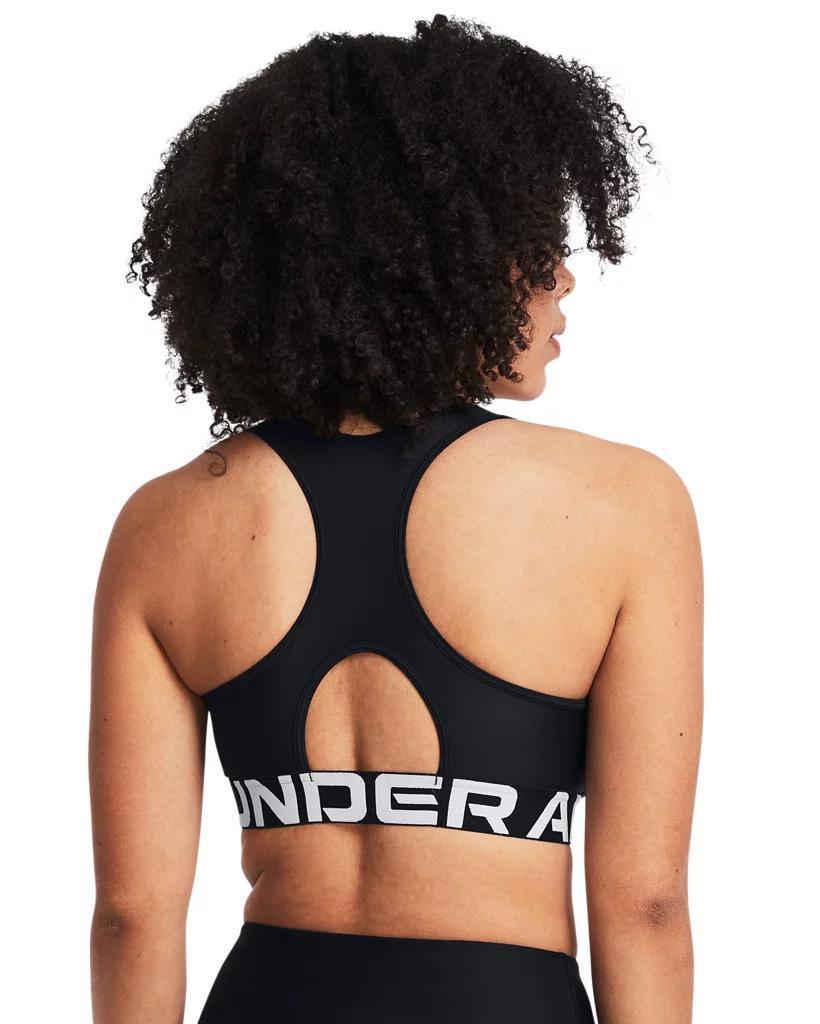 HeatGear Armour Mid Branded Womens Sports Bra Product Image